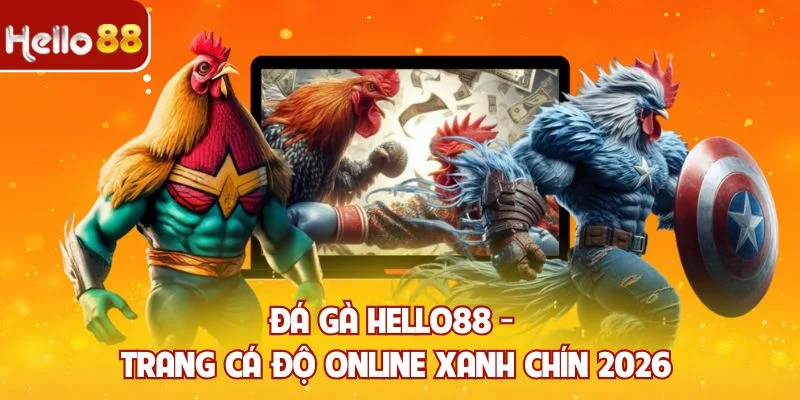 Đá gà Hello là địa chỉ chơi online xanh chín